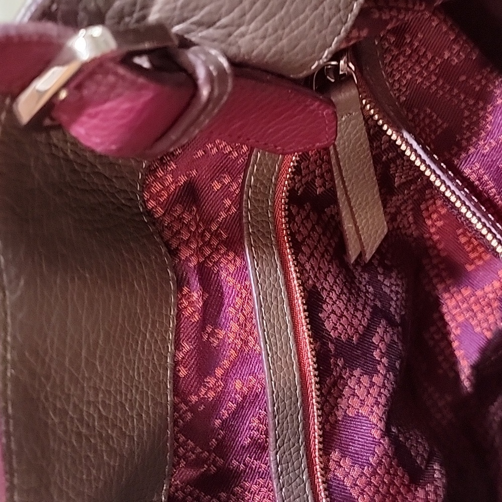 MCM Elegant Gray Leather Tote Bag MADE IN ITALY - Picture 12 of 13